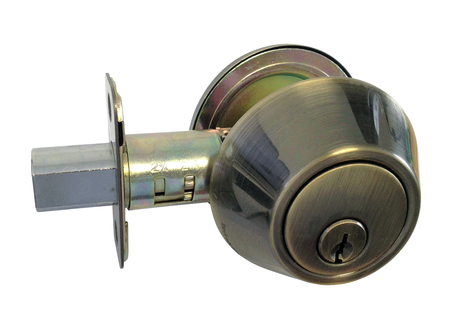 Antique Brass Single Deadbolt-6093