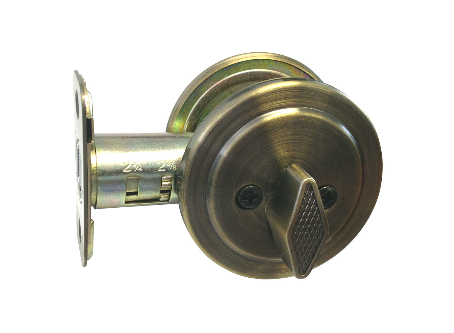 Antique Brass Single Deadbolt-6093