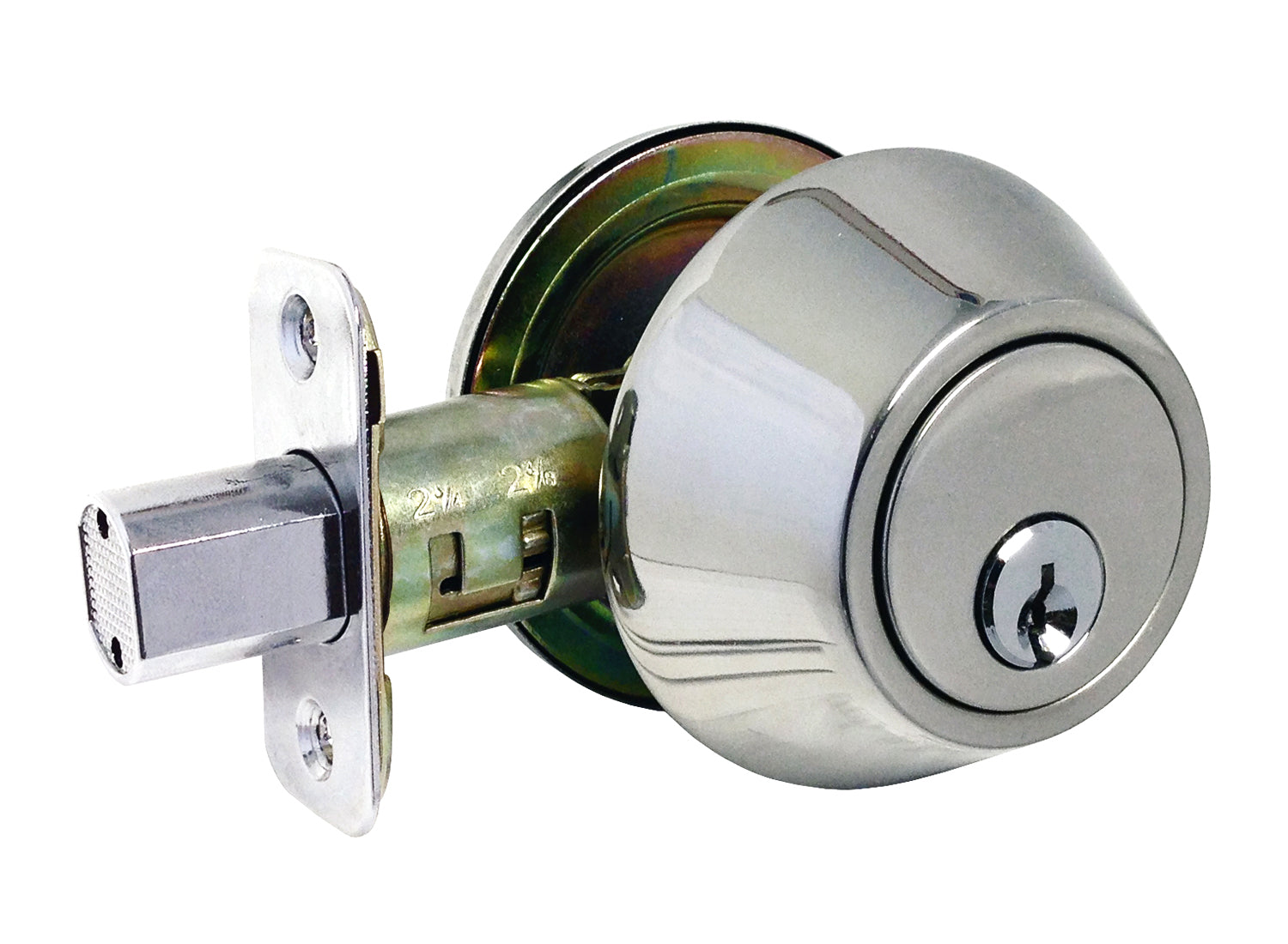 Polished Chrome Single Deadbolt-5765