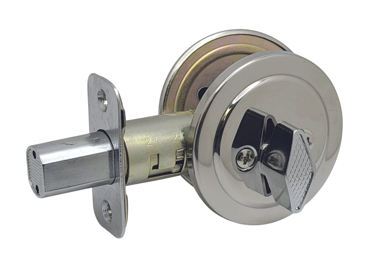 Polished Chrome Single Deadbolt-5765