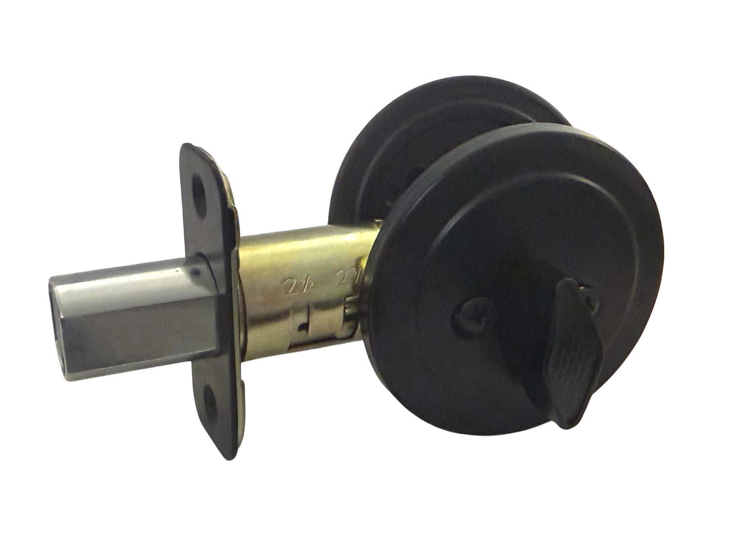 Black Finish Single Cylinder Deadbolt- 5765