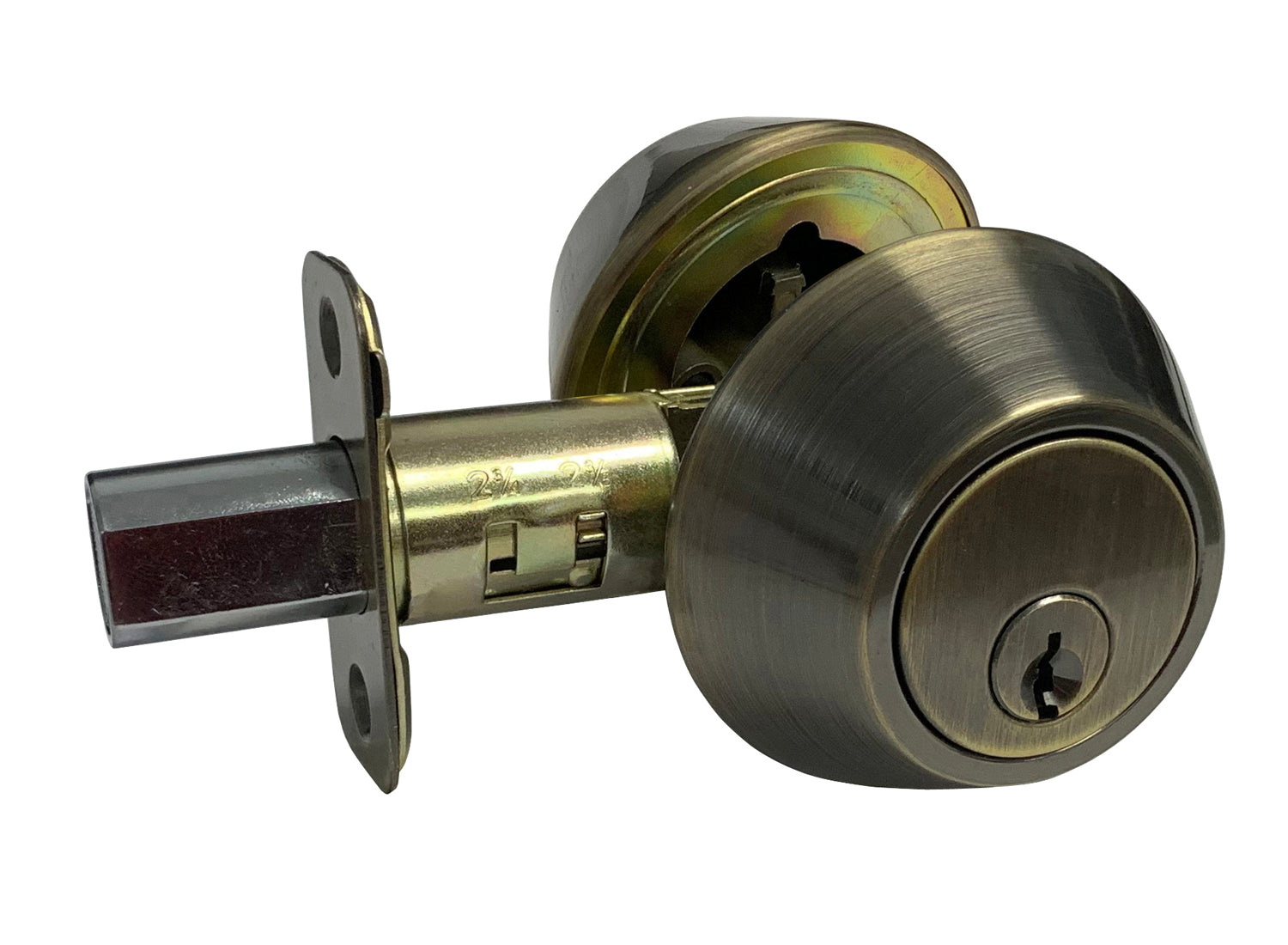 Antique Brass Double Deadbolt-5765