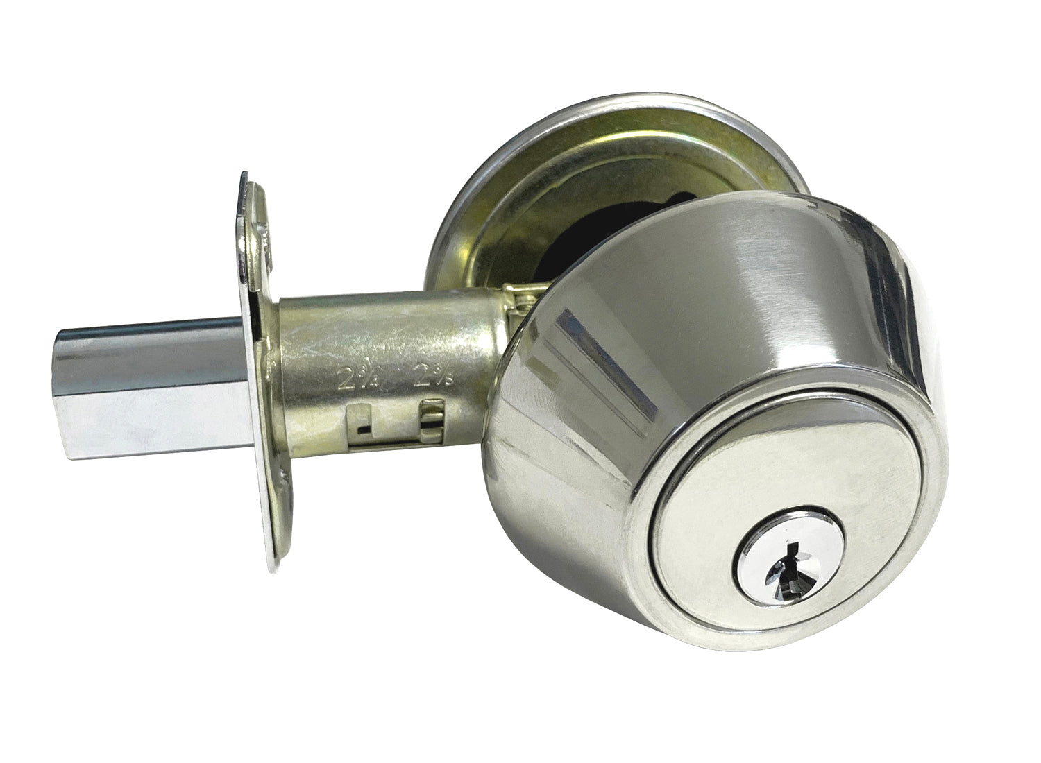 Polished Chrome Double Cylinder Deadbolt-5765
