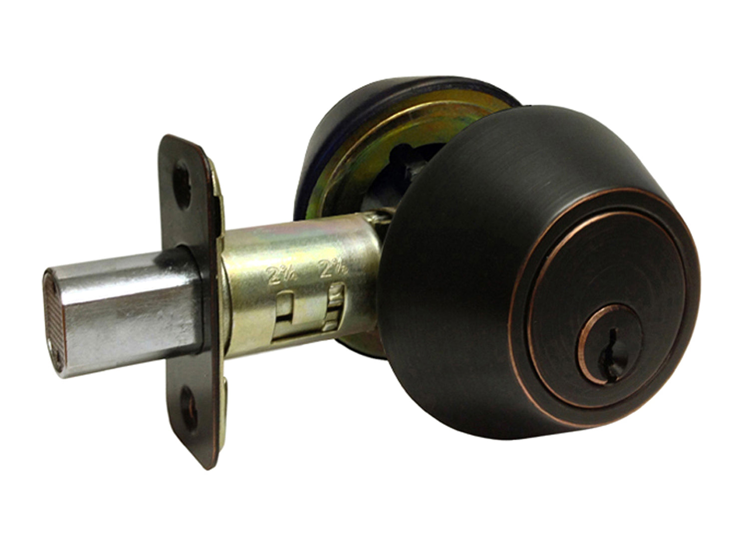 Dark Oil Rubbed Bronze Double Deadbolt
