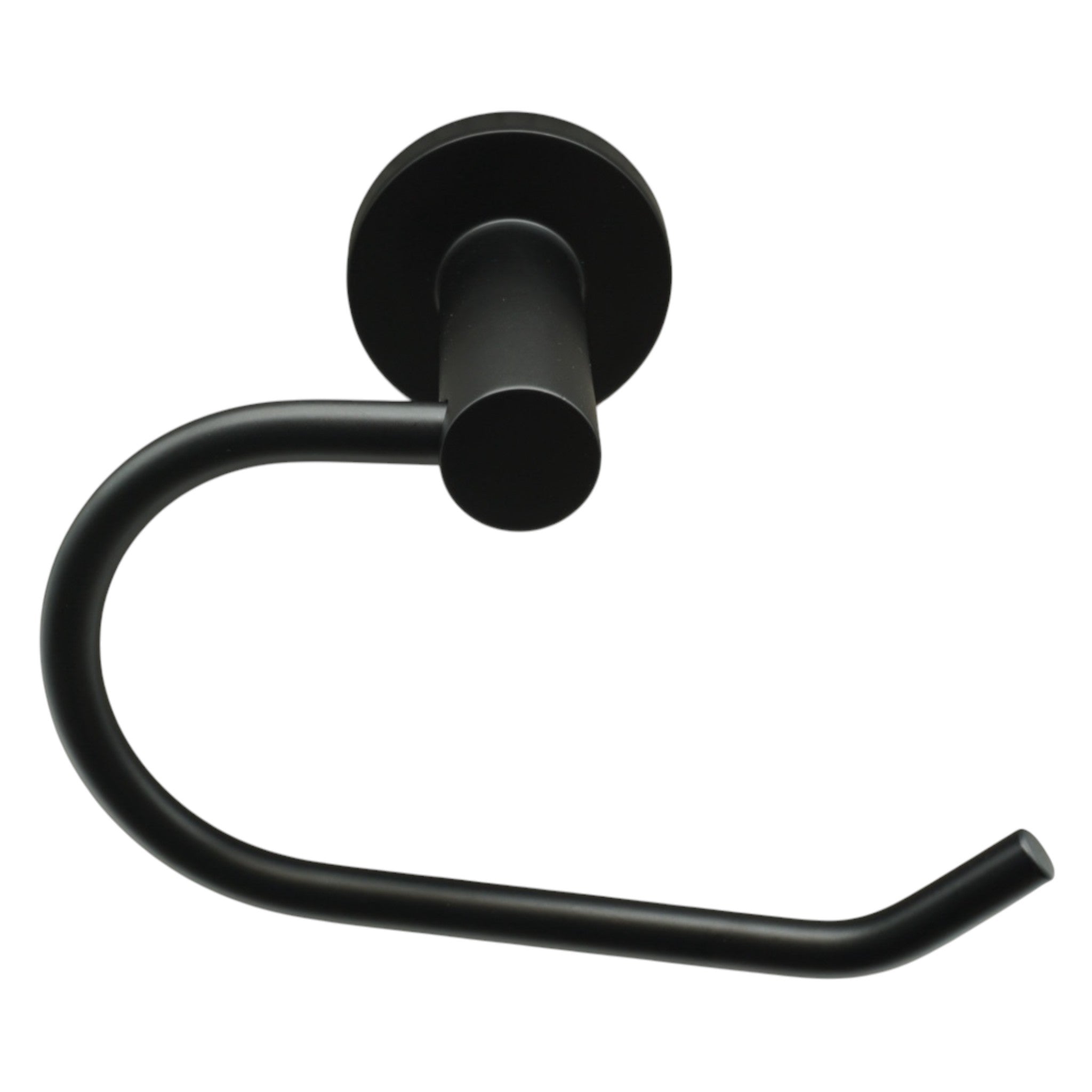 Matte Black Modern Toilet Paper Holder