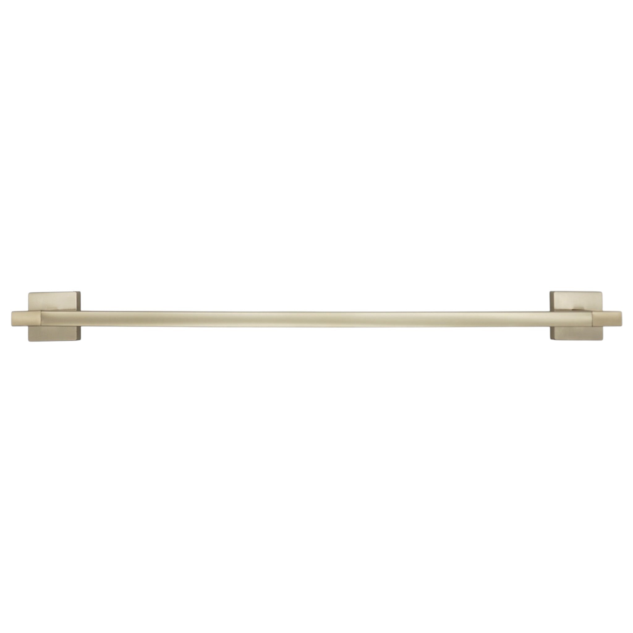 Champagne Bronze Modern Square 24-Inch Towel Bar