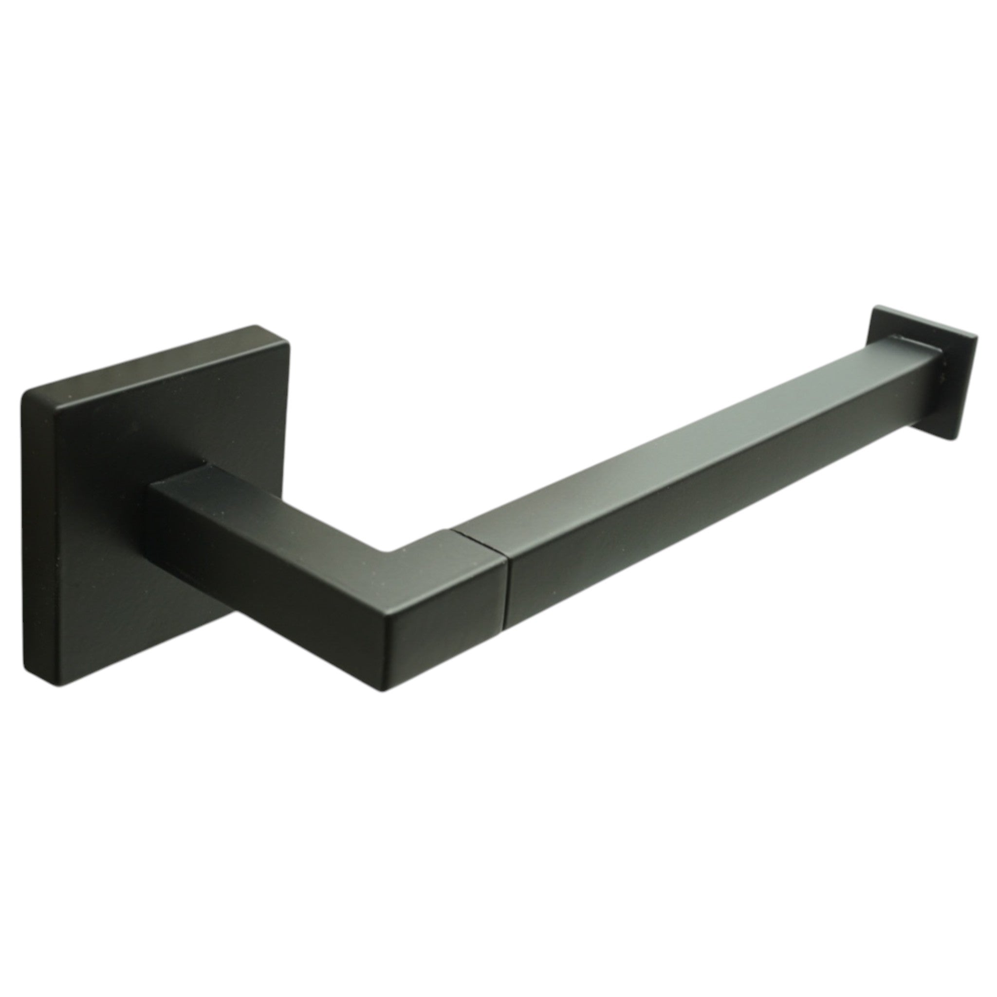 Black Modern Square Euro Toilet Paper Holder