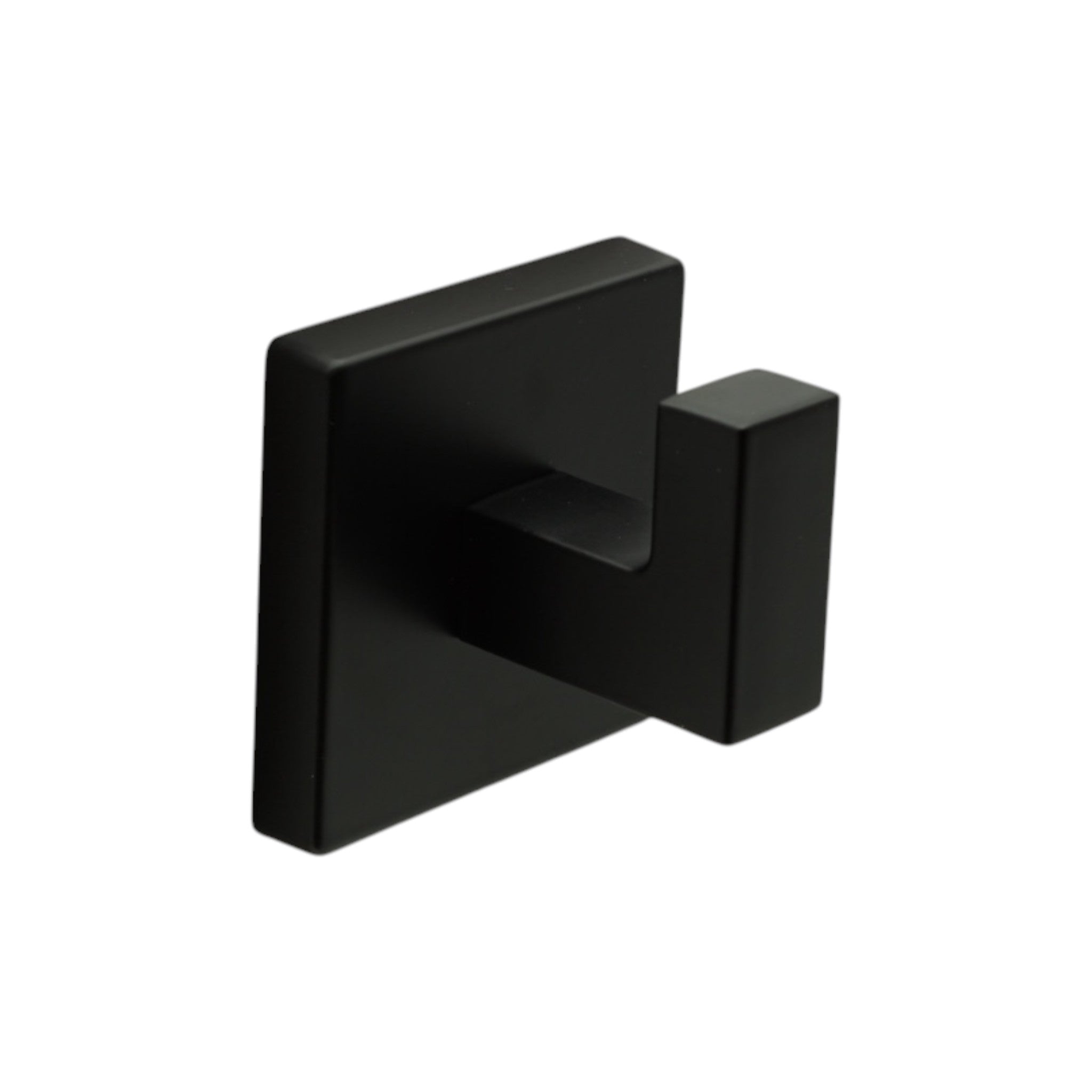 Black Modern Square Robe Hook