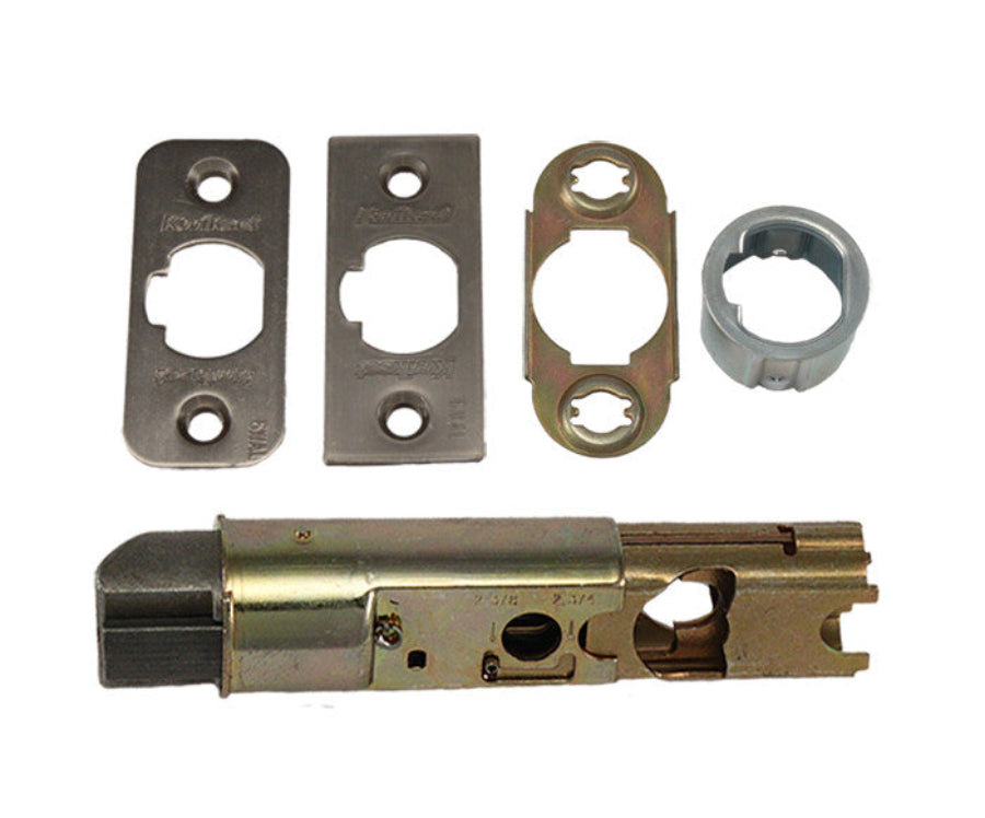 Kwikset 6 Way Adjustable Lock Dead Latches for Entrance Satin Nickel