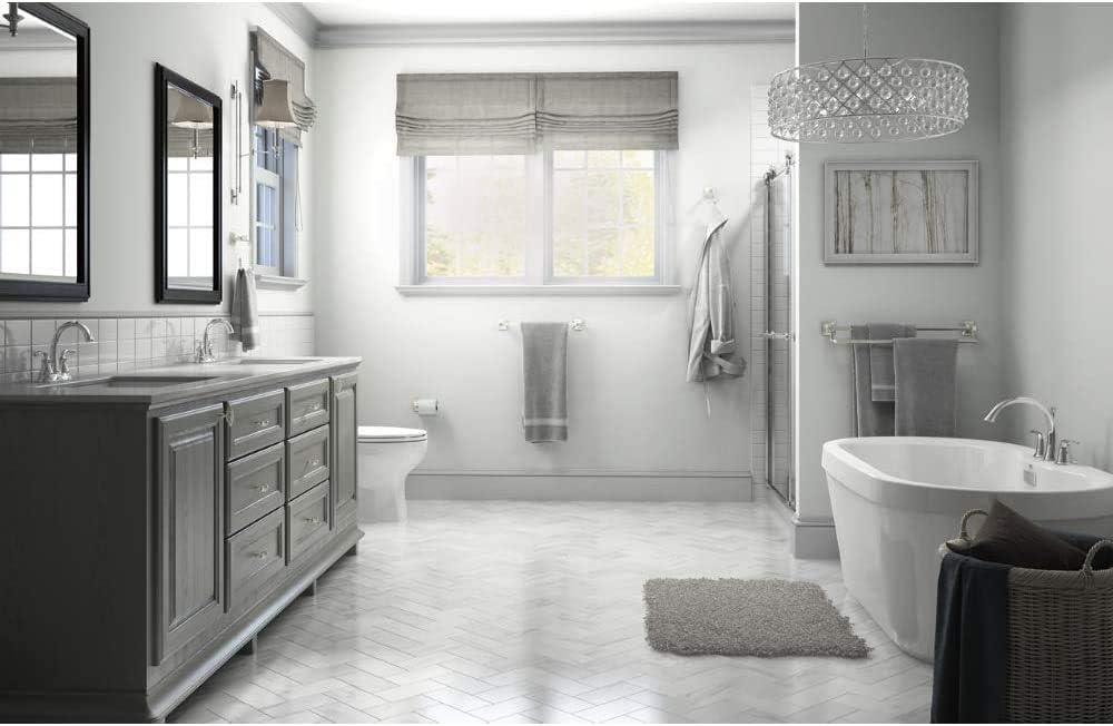 Franklin Brass Napier 24" Double Satin Nickel Wall Mount Double Towel Bar