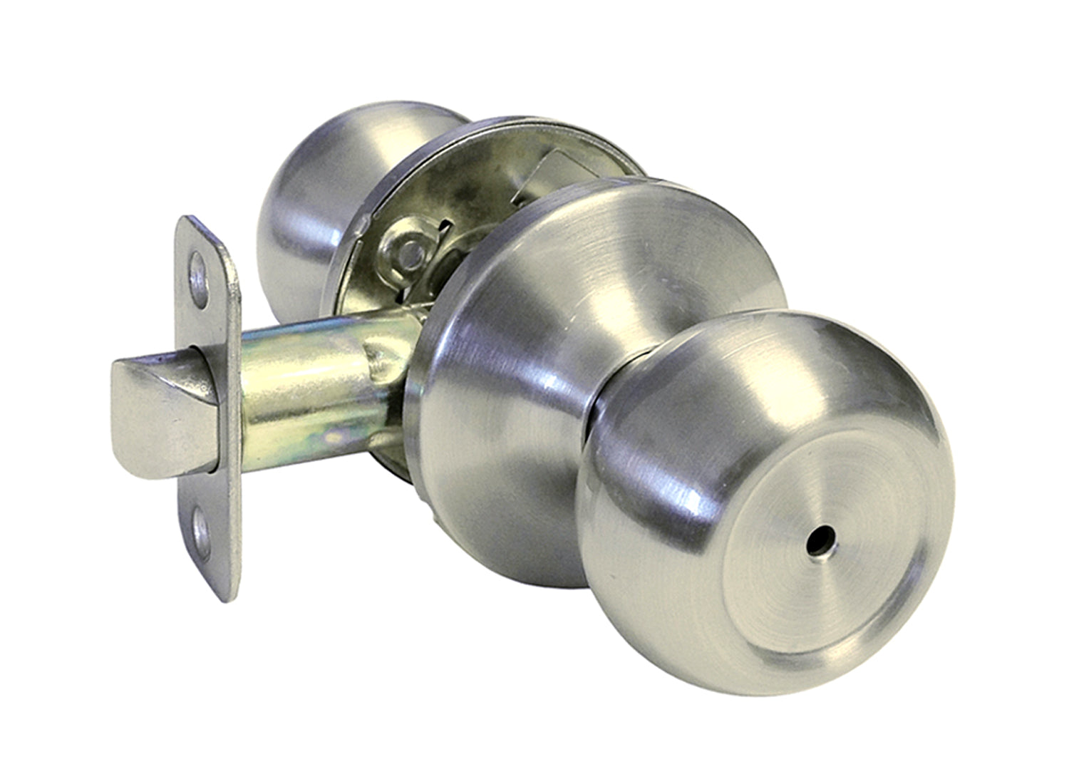 Satin Nickel Privacy Round Knobs- Style: 5765DC