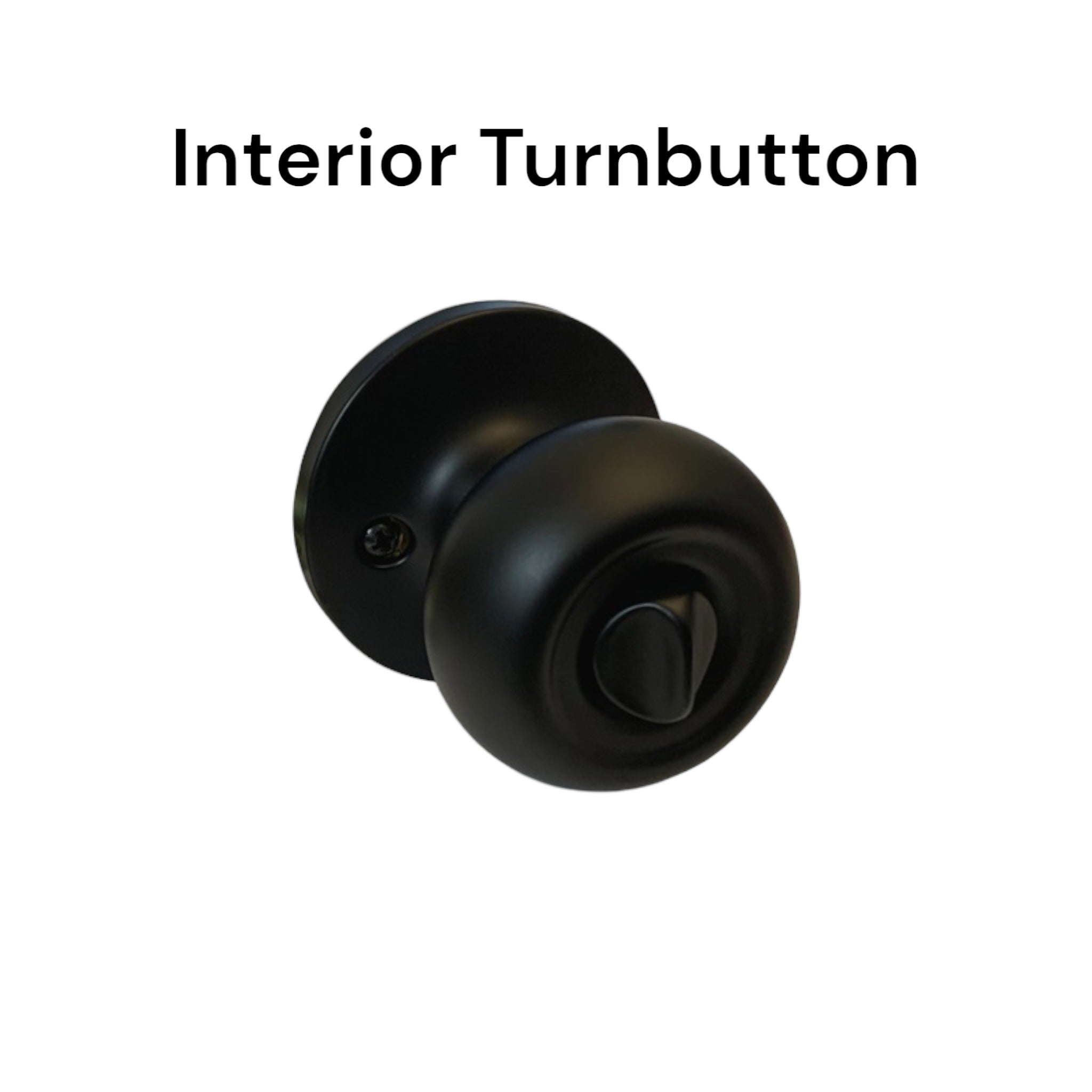 20 Pack- Contractor Pack Black Round Privacy Knob 5765NBL (Bedroom/Bathroom)