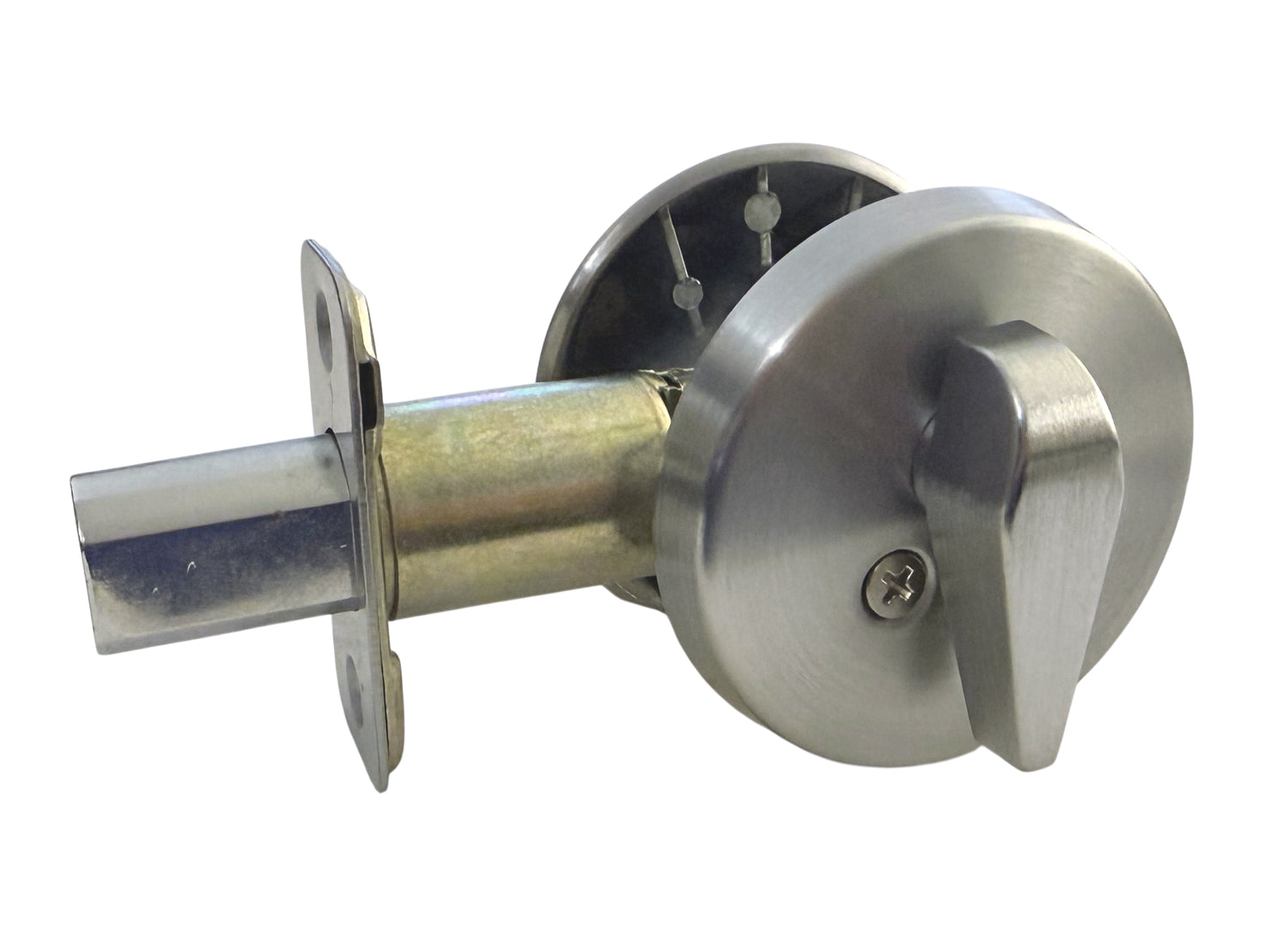 Satin Chrome Commercial Deadbolt