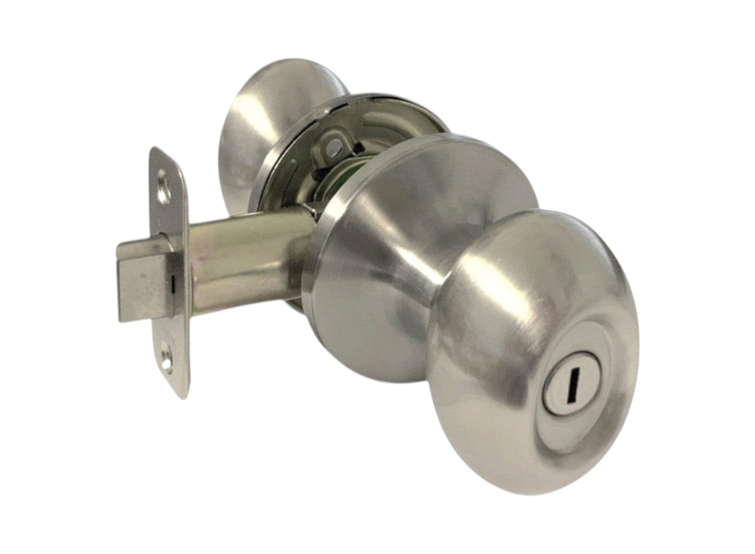 Satin Nickel Privacy Oval Knob- Style: 6093DC