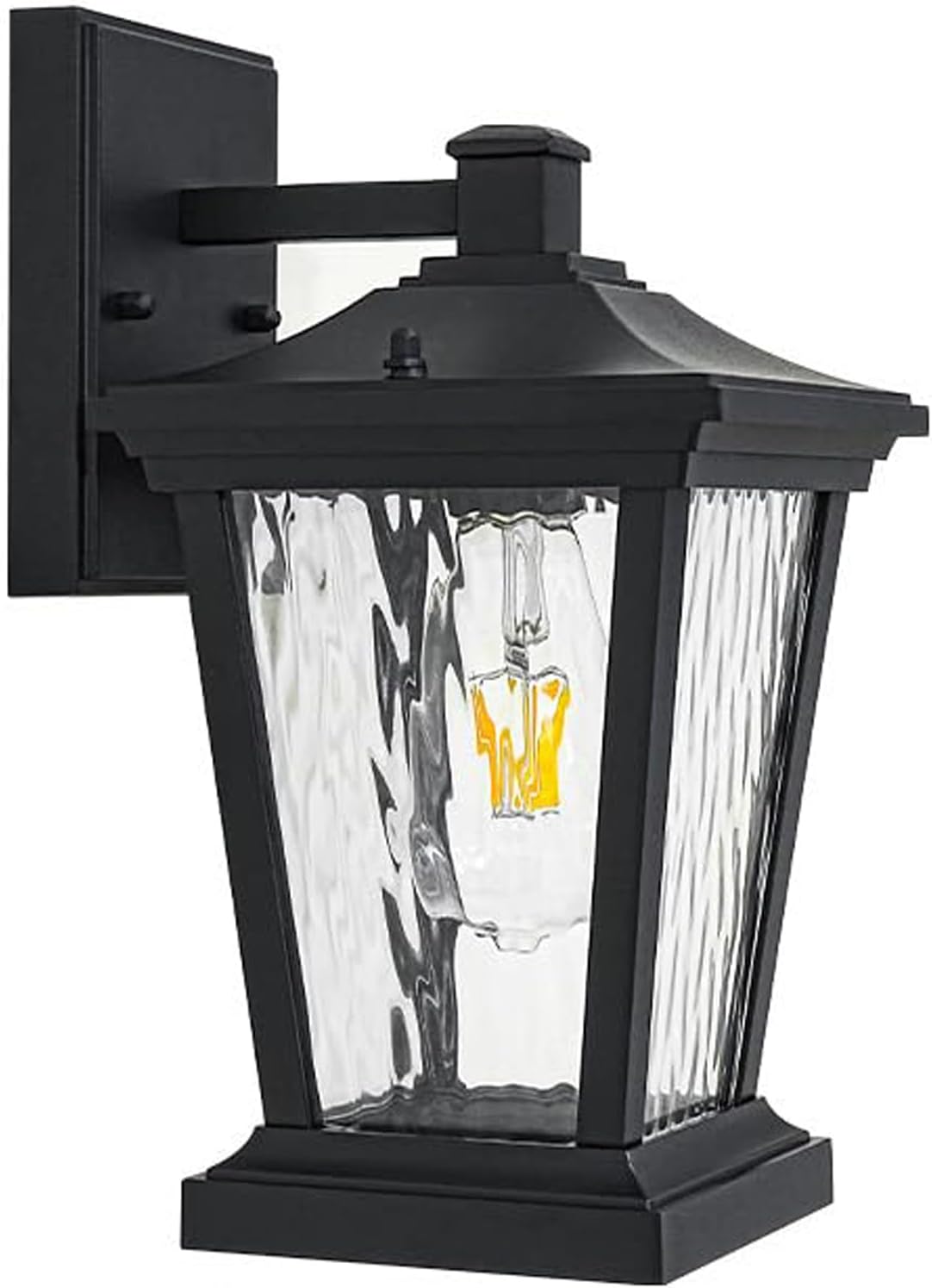 Outdor Black Vintage Wall Sconce, Anti-Rust Exterior Light Fixtures