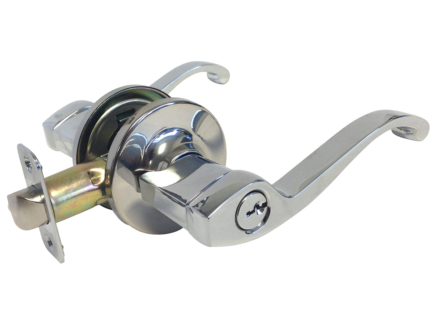 Polished Chrome Entry Door Handle- Style 835CR