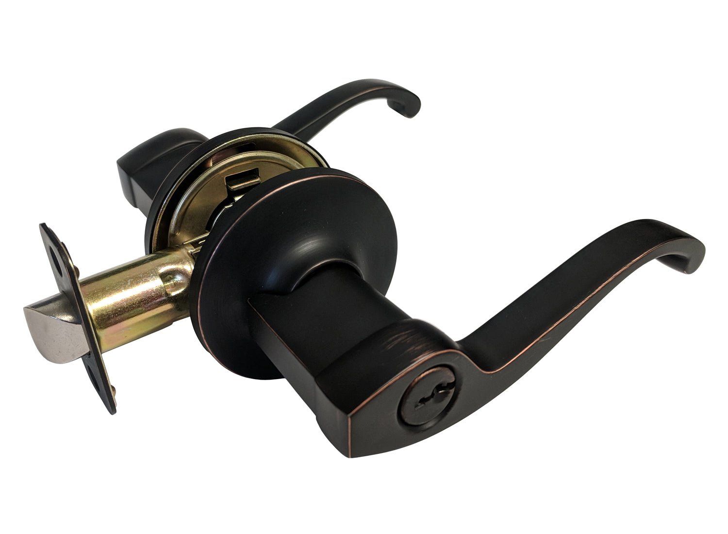 Dark Oil Rubbed Bronze Entry Door Handle- Style: 835DBR