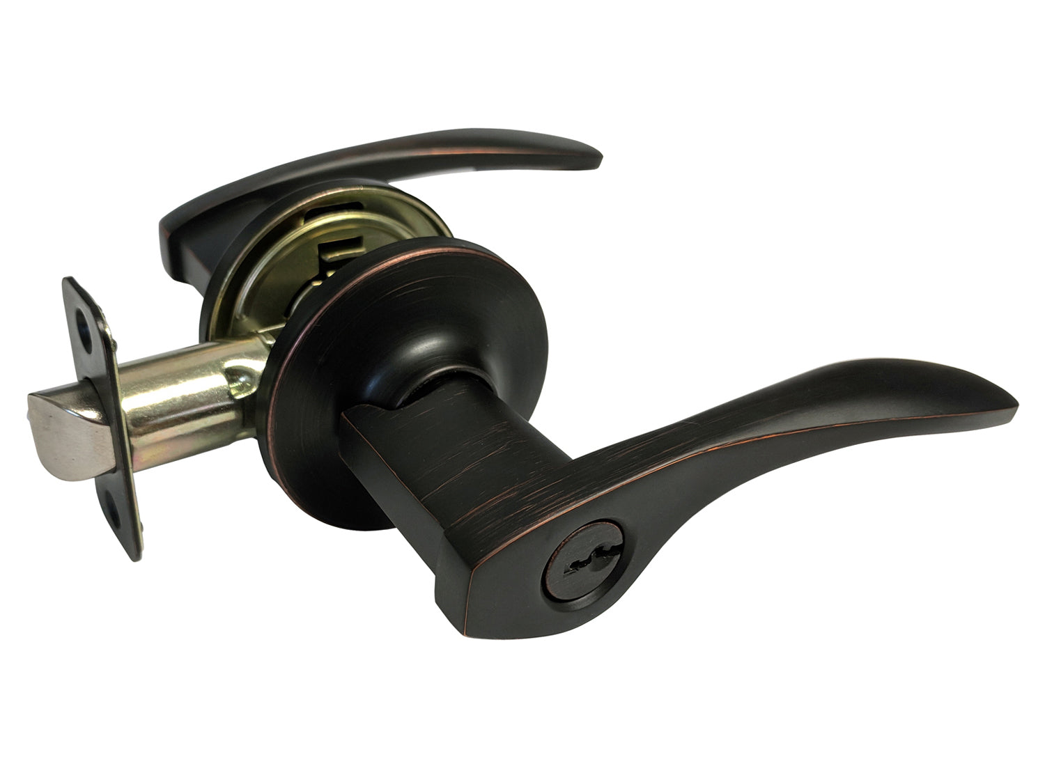 Dark Oil Rubbed Bronze Entry Door Handle- Style: 836DBR
