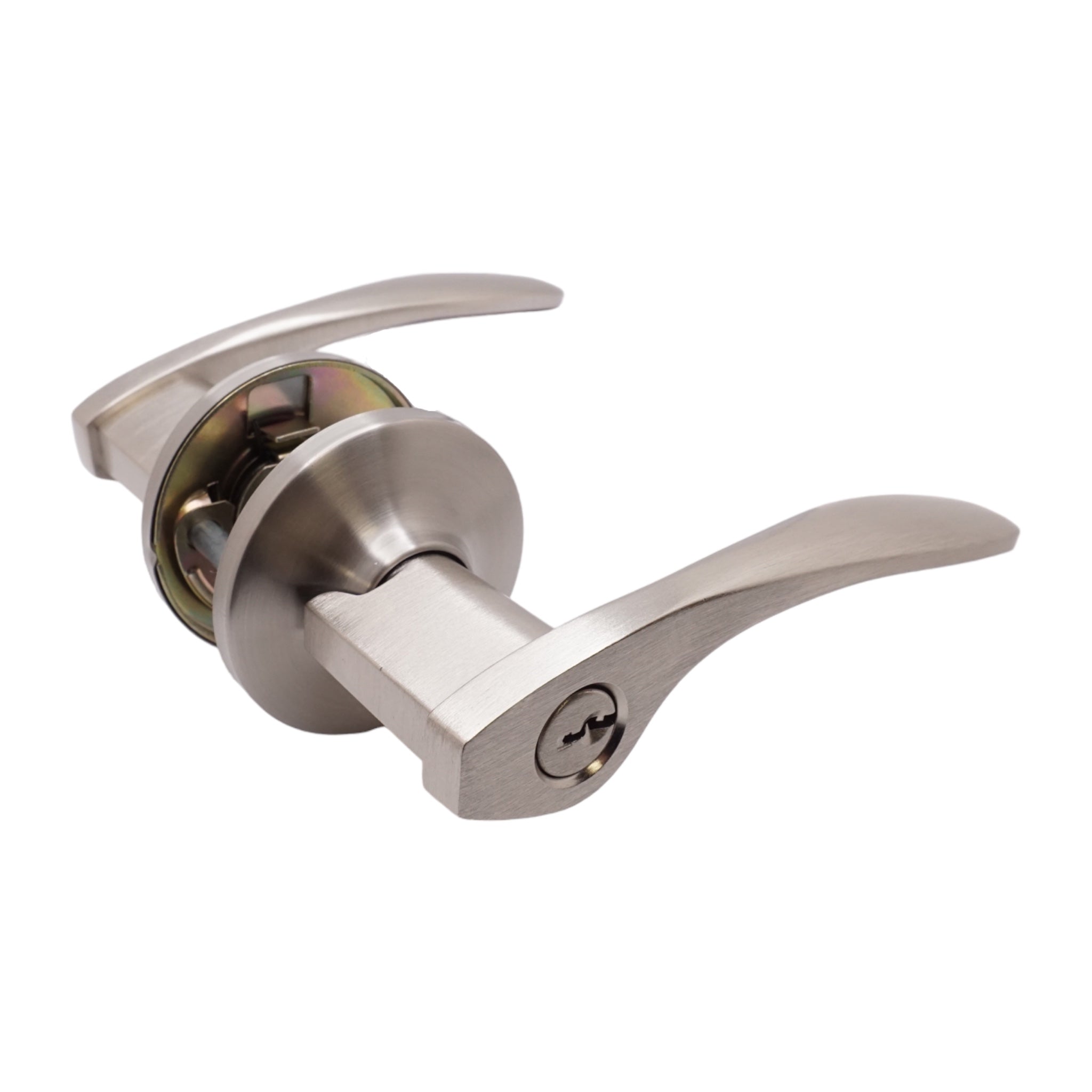 Satin Nickel Entry Door Handle- Style: 836DC