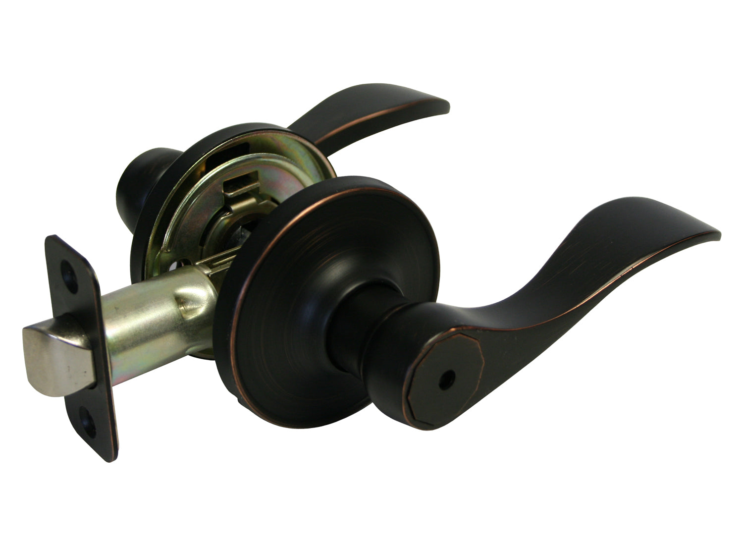 Dark Oil Rubbed Bronze Privacy Door Handle- Style: 838DBR