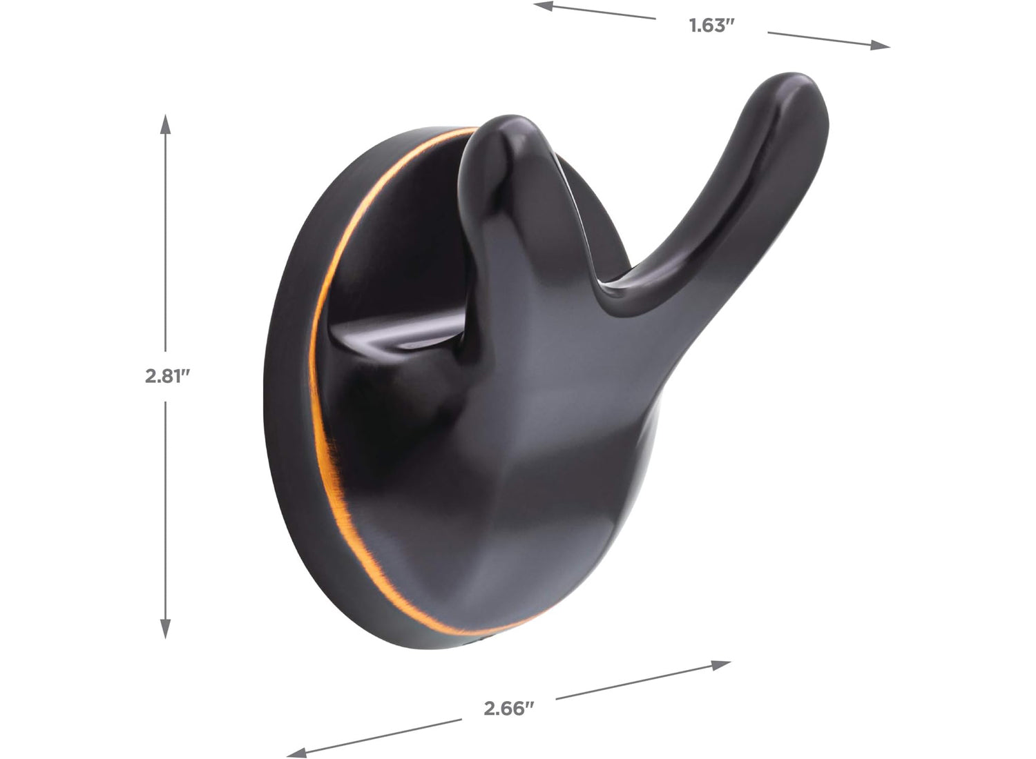 Franklin Brass Astra Robe Hook Oil Rubbed Bronze 127768