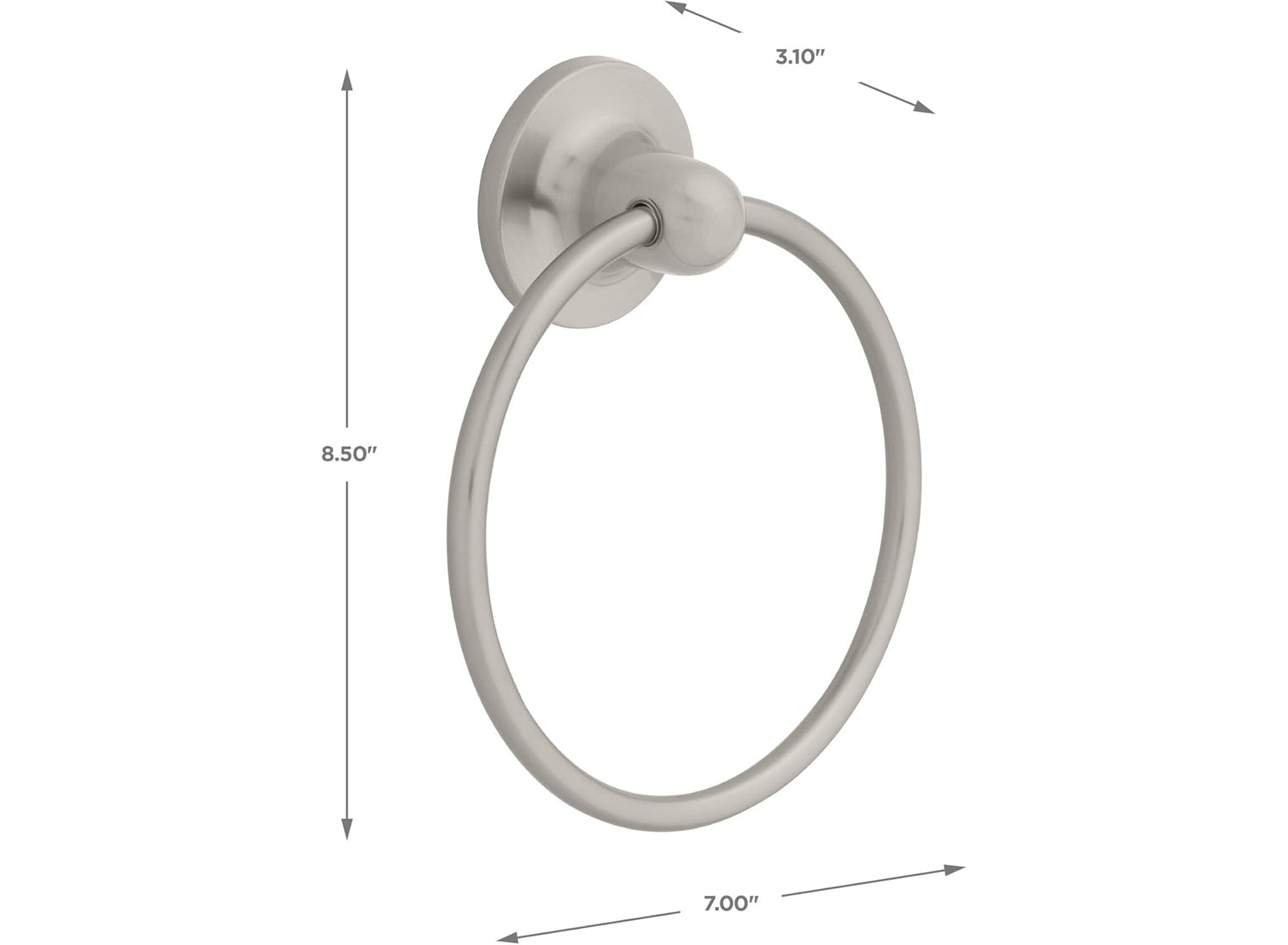 Franklin Brass Astra 4 Piece bath Accessory Set Satin Nickel ATR64-SN