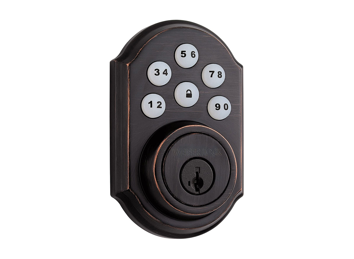 Weiser Venetian Bronze SmartCode Electronic Deadbolt
