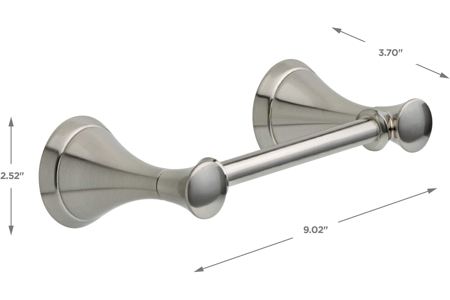 Delta Carlisle Satin Nickel Bath Accessory Toilet Paper Holder