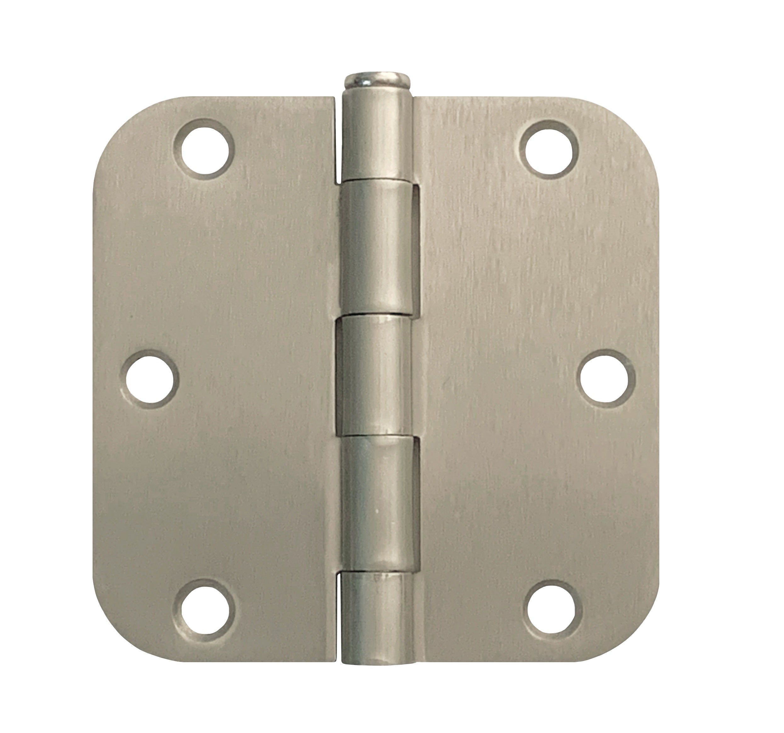 3 1/2″ Hinges 5/8″ Radius Satin Nickel