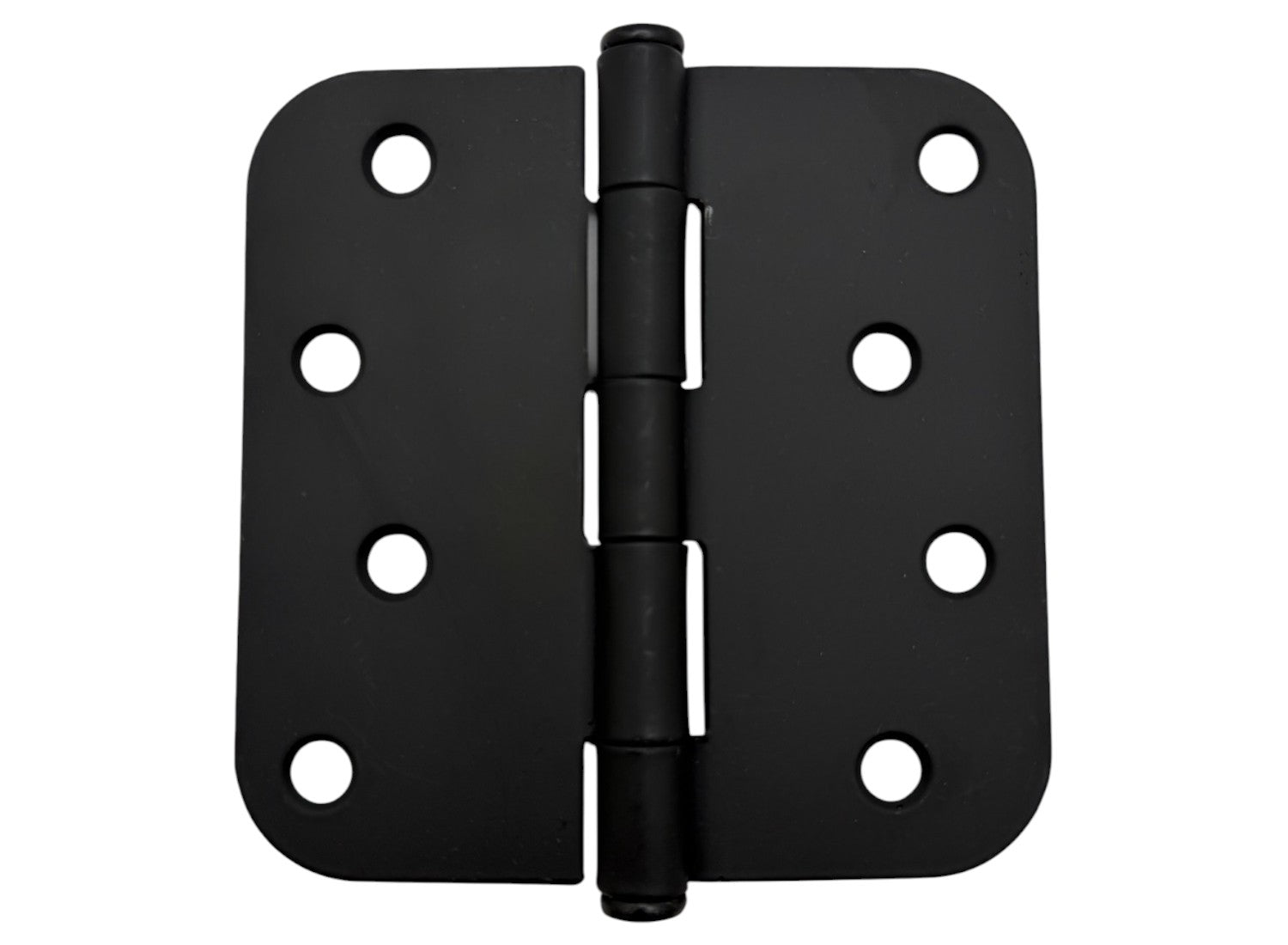 4″ Black Door Hinges 5/8″ Round Radius