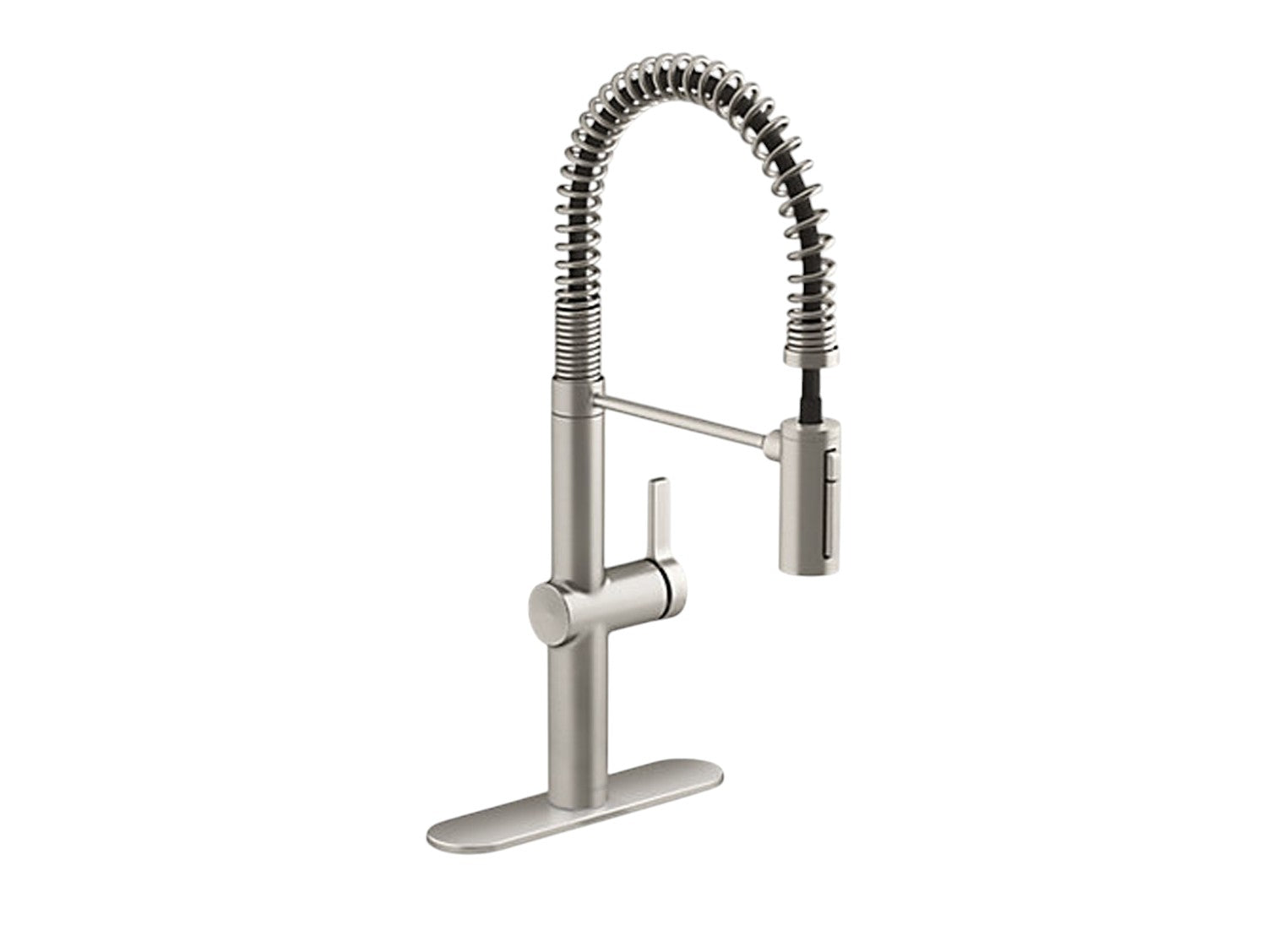Kohler Haku R38475-LVS Brushed Nickel Semi-Professional Pull-Down Kitchen Faucet