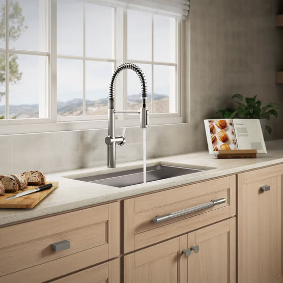 Kohler Haku R38475-LVS Brushed Nickel Semi-Professional Pull-Down Kitchen Faucet