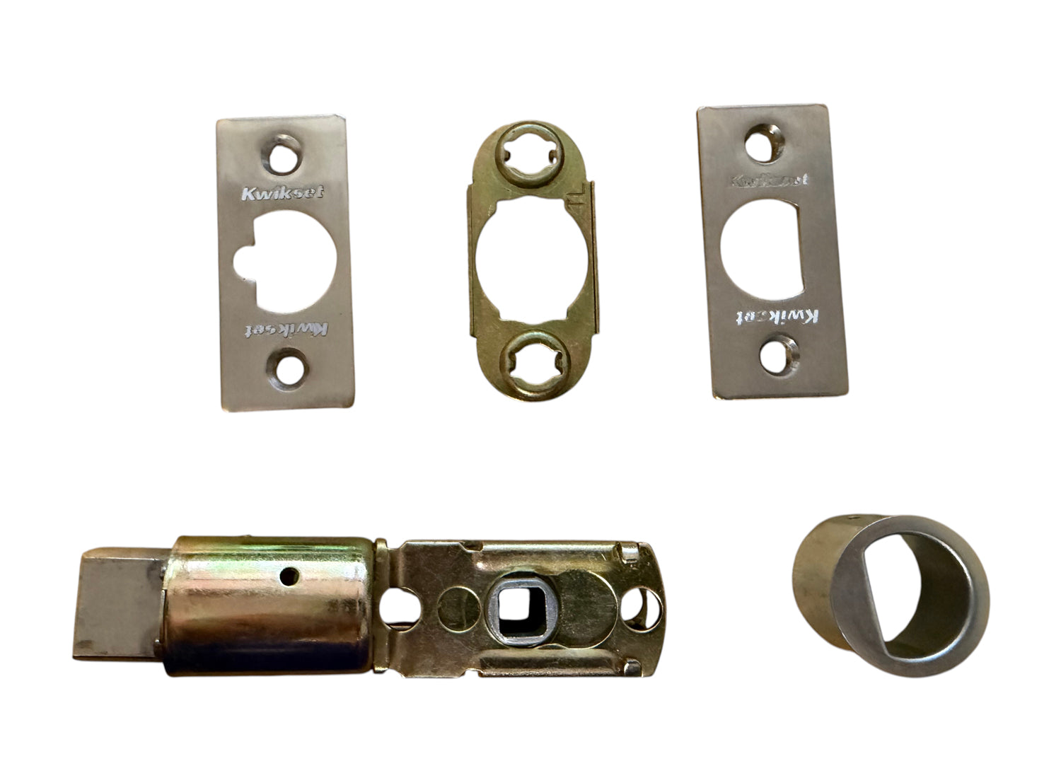 Kwikset 6 Way Adjustable Latches for Satin nickel Privacy or Passage