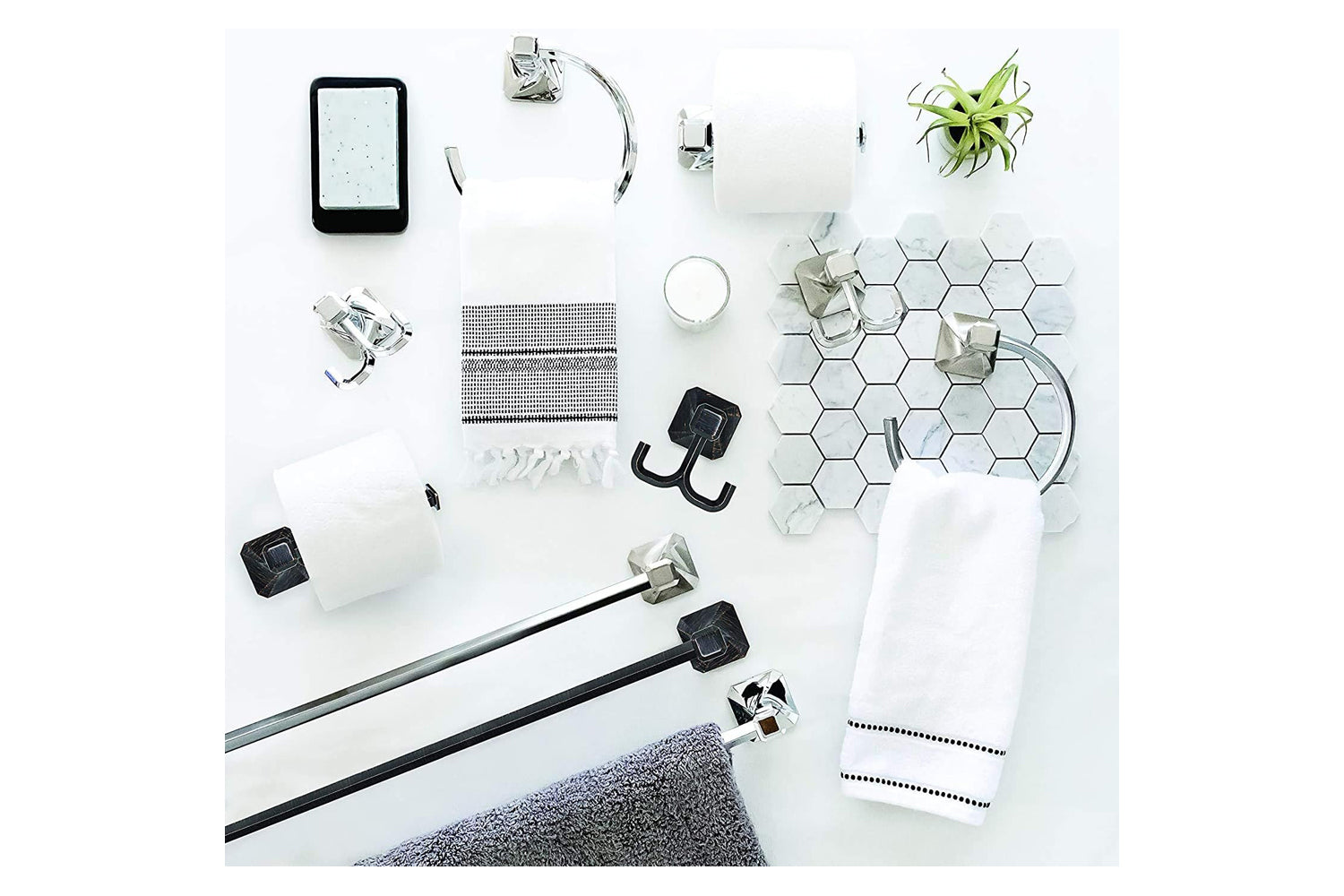 Franklin Brass Napier Polished Chrome Towel Ring