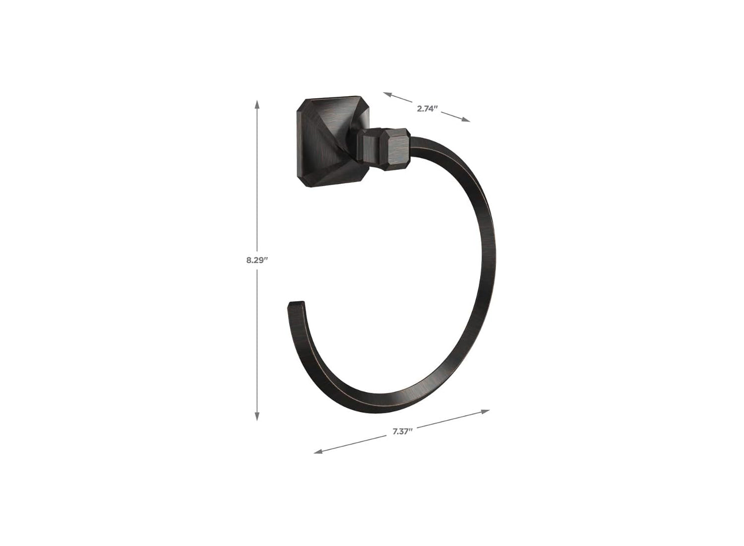 Franklin Brass Napier Venetian Bronze Towel Ring