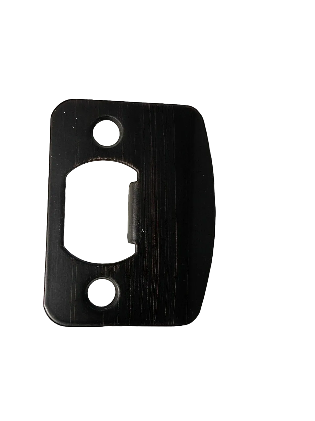 Oil Rubbed Bronze Round Corner Strike Plate