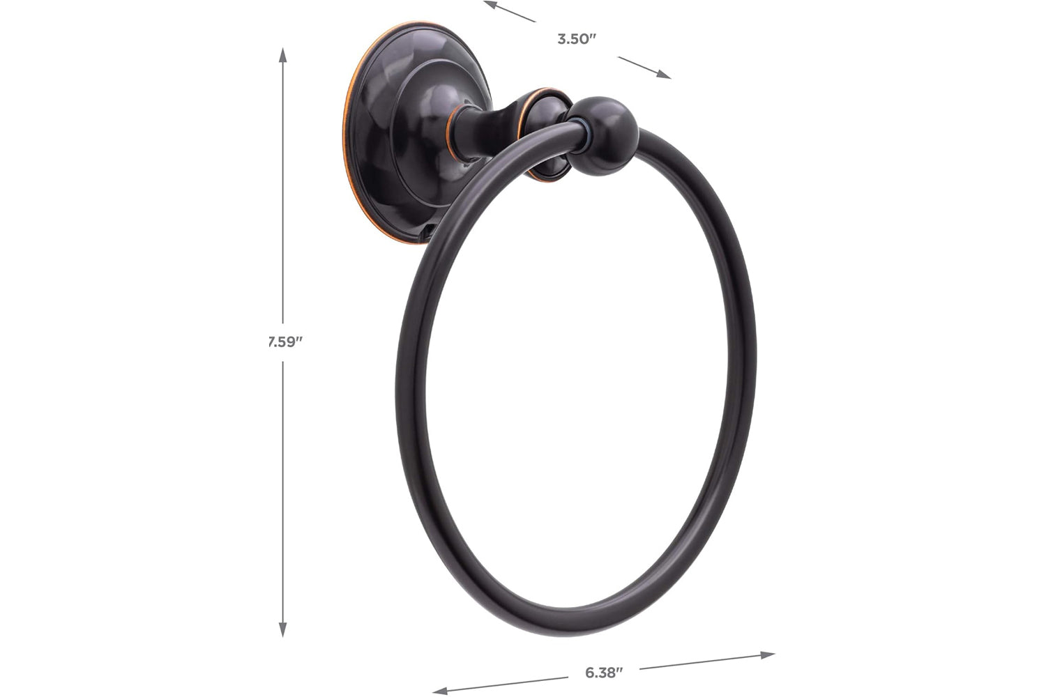 Delta PRI63-OB Pirouette Oil Rubbed Bronze Towel Ring