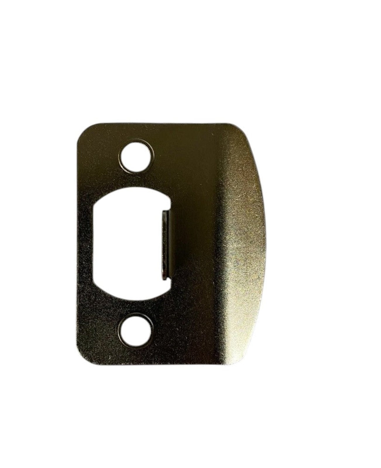 Satin Nickel Round Corner Lock Strike Plate