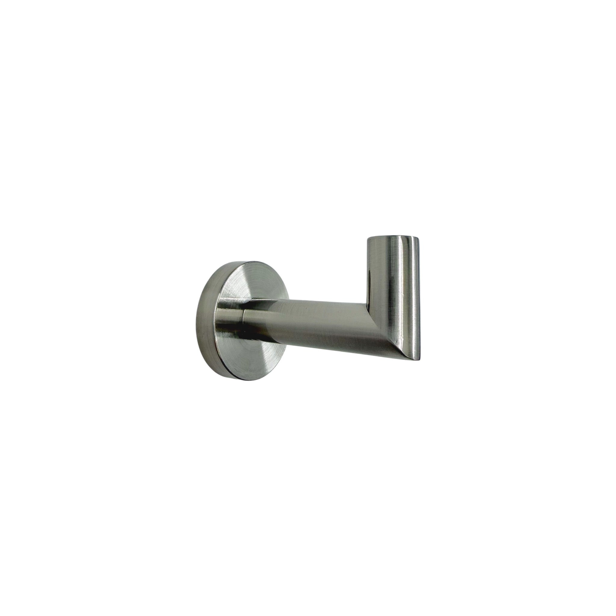 Swirl Modern Minimalist Satin Nickel Robe Hook
