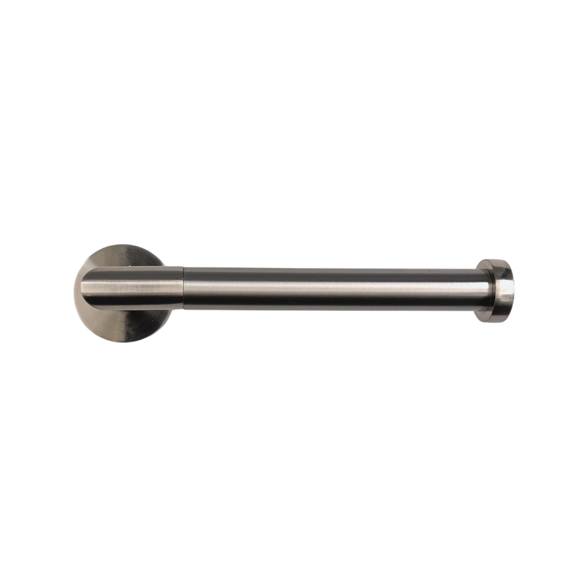 Swirl Minimalist Satin Nickel Euro Toilet Paper Holder