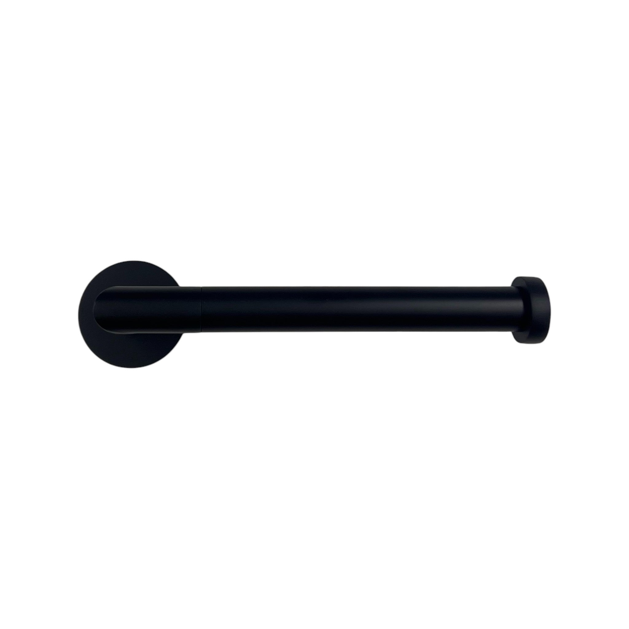 Swirl Minimalist Black Euro Toilet Paper Holder