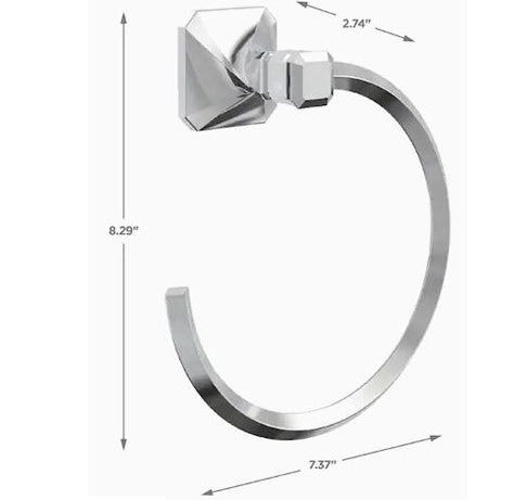 Franklin Brass Napier Polished Chrome Towel Ring