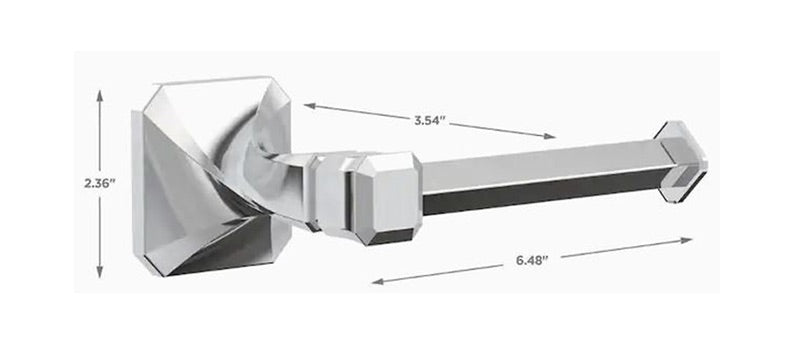 Franklin Brass Napier Polished Chrome Toilet Paper Holder