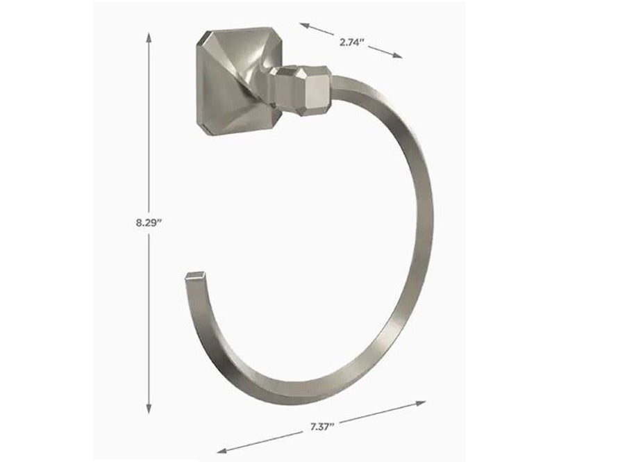 Franklin Brass Napier Satin Nickel Wall Mount Towel Ring