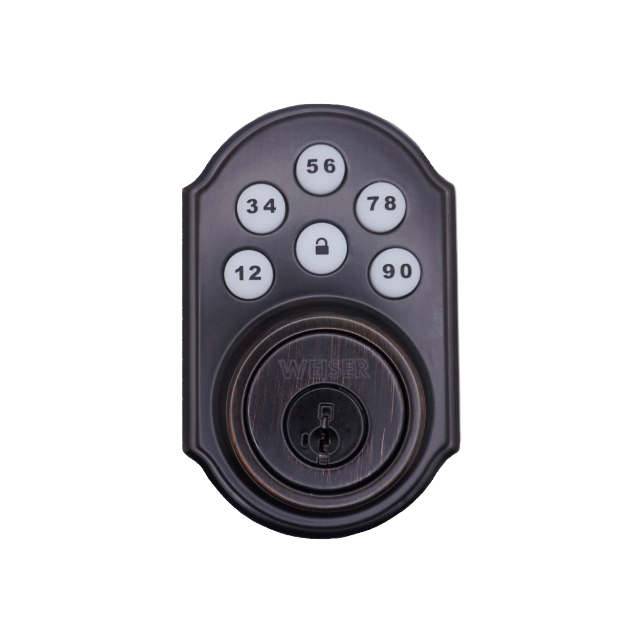 Weiser Venetian Bronze SmartCode Electronic Deadbolt