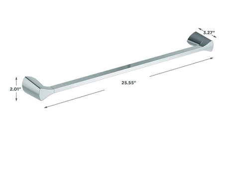 Delta Zura 24" Towel Bar Dimensions