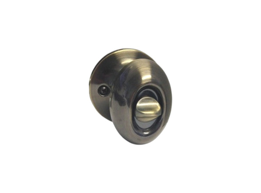 Antique Brass Oval Entrance Knobs