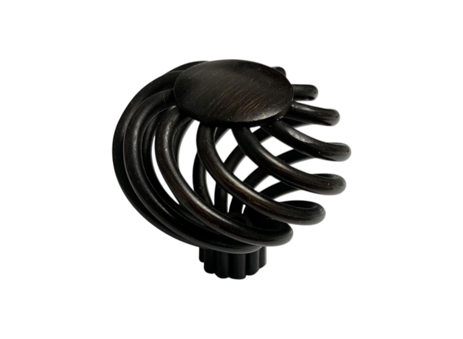 Dark Oil Rubbed Bronze 1 3/8″ (35mm) Kitchen Cabinet Drawer Birdcage Knob 1318-35
