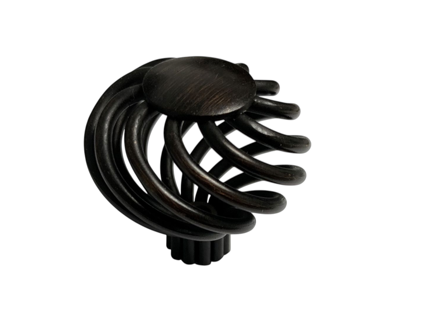 Dark Oil Rubbed Bronze 1 5/8″ (40mm) Kitchen Cabinet Drawer Birdcage Knob 1318-40