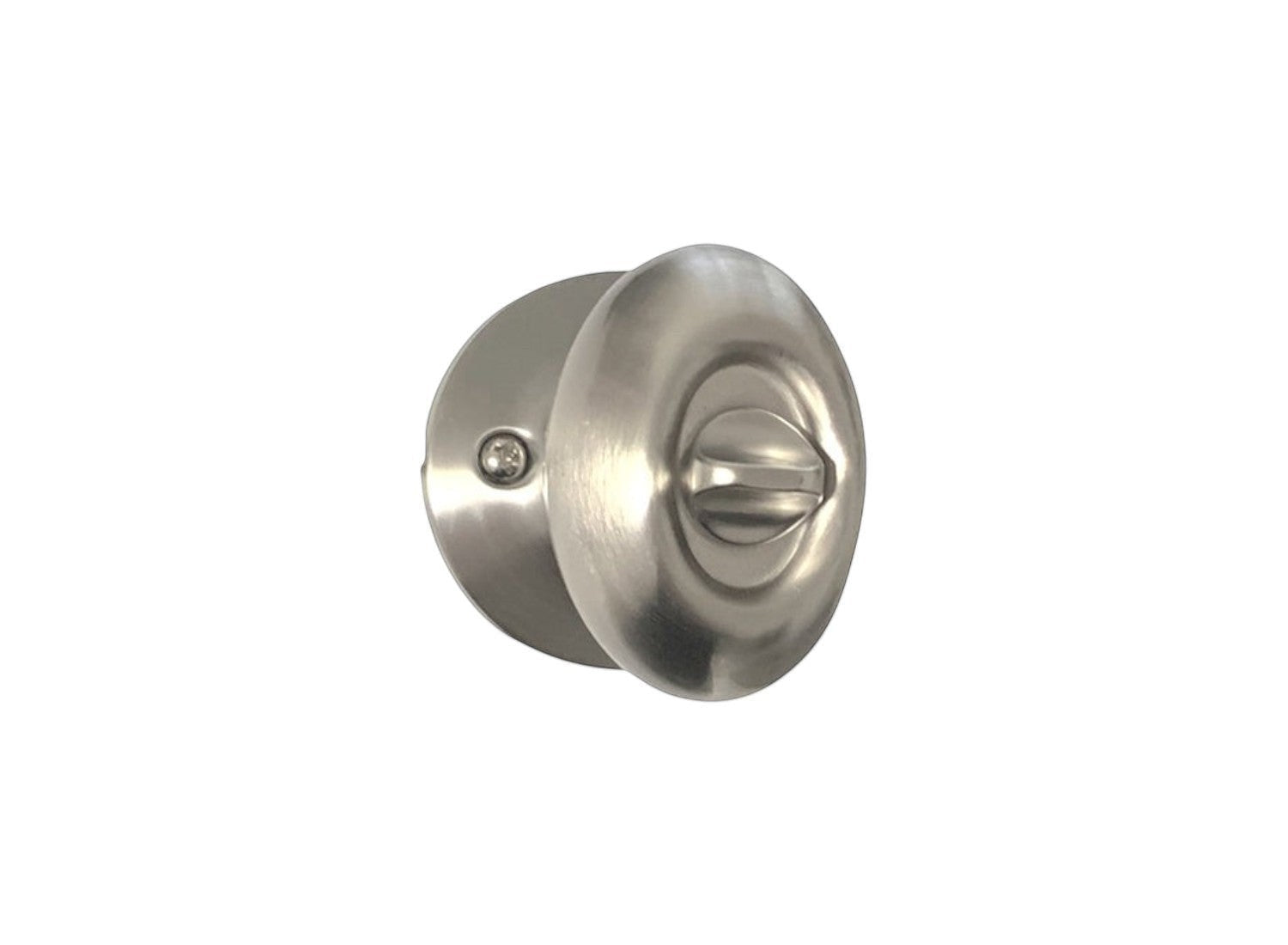 Satin Nickel Privacy Oval Knob- Style: 6093DC
